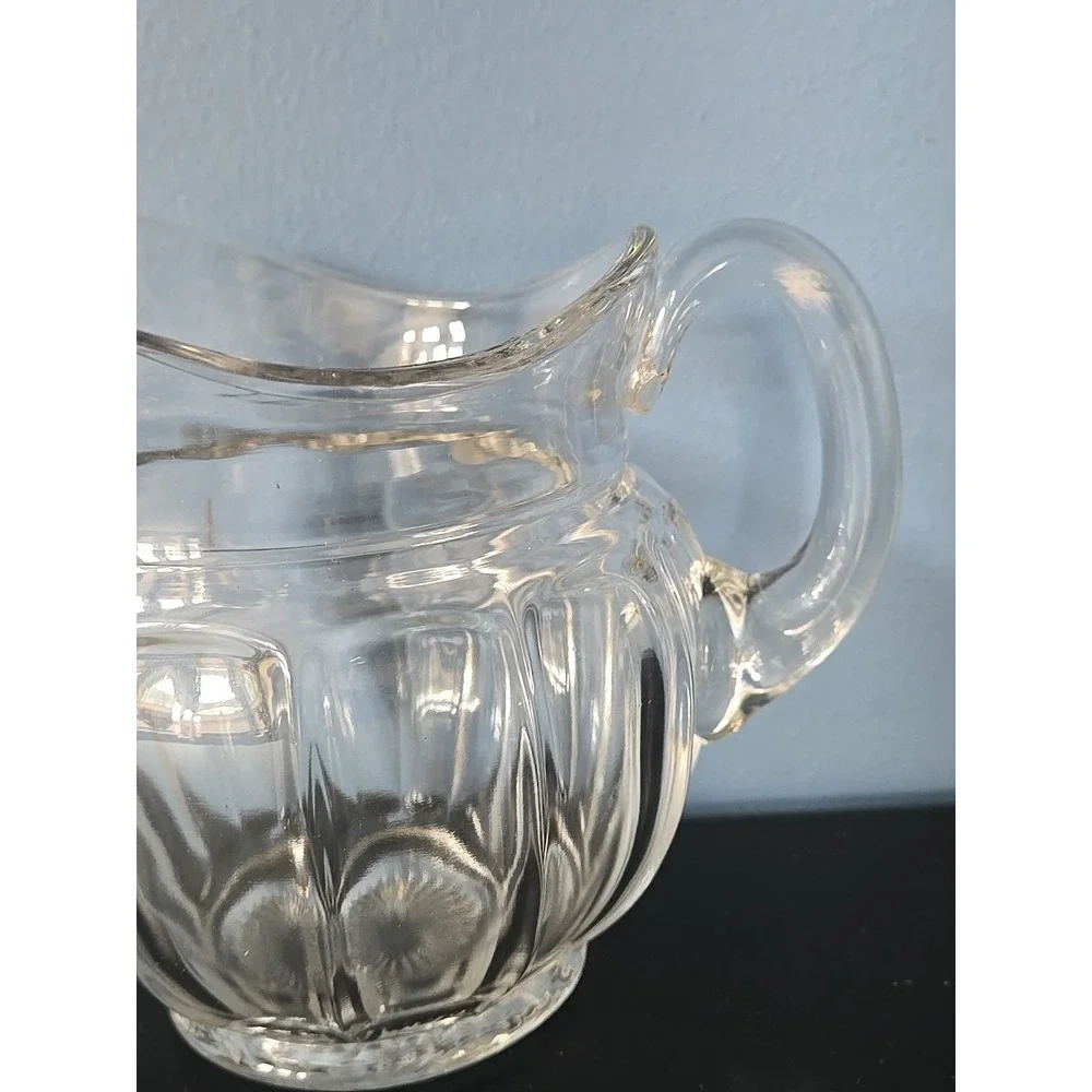 VINTAGE HEISEY‎ COLONY PATTERN SMALL PITCHER  32oz, 5 1/4